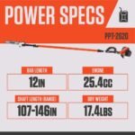 ECHO 12 in. 25.4 cc Gas 2-Stroke X Series Telescoping Power Pole Saw with Loop Handle and Shaft Extending to 12.1 ft. PPT-2620 - Image 2