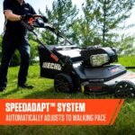 ECHO 30 in. 223 CC Briggs and Stratton Gas 3-in-1 Dual Twin Blade RWD Self-Propelled Wide Area Lawn Mower with ReadyStart LM-3022SP - Image 6