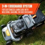 ECHO 30 in. 223 CC Briggs and Stratton Gas 3-in-1 Dual Twin Blade RWD Self-Propelled Wide Area Lawn Mower with ReadyStart LM-3022SP - Image 7