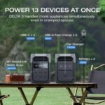 EcoFlow 1800-Watt DELTA 3 Portable LFP Power Station, 1024Wh Battery Generator, Push-Button Start, Home Backup, RVs, Camping EFDELTA3-US-NCBox - Image 5