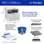 Brother - MFC-L3780CDW Wireless Digital Color All-in-One Printer with Laser Quality Output, Great for Business - White - Image 8