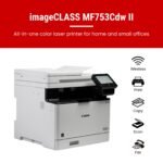 Canon - imageCLASS MF753Cdw  II Wireless  Duplex Color All-In-One Laser Printer with Fax and 50-Sheet ADF - White - Image 2