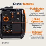 Generac 5200/3900-Watt Dual Fuel Inverter Generator, Fully Enclosed Case and Easy-To-Use Electric Start with Battery Included 8945 - Image 11
