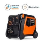 Generac 5200/3900-Watt Dual Fuel Inverter Generator, Fully Enclosed Case and Easy-To-Use Electric Start with Battery Included 8945 - Image 14