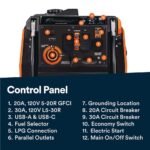 Generac 5200/3900-Watt Dual Fuel Inverter Generator, Fully Enclosed Case and Easy-To-Use Electric Start with Battery Included 8945 - Image 13