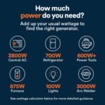 Generac 8125/6500-Watt-Electric Switch Duel Fuel Gasoline/Propane-Portable Generator w/ Cosense 81531 - Image 5