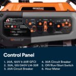 Generac 8125/6500-Watt-Electric Switch Duel Fuel Gasoline/Propane-Portable Generator w/ Cosense 81531 - Image 8
