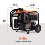 Generac 8125/6500-Watt-Electric Switch Duel Fuel Gasoline/Propane-Portable Generator w/ Cosense 81531 - Image 6