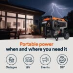 Generac 8125/6500-Watt-Electric Switch Duel Fuel Gasoline/Propane-Portable Generator w/ Cosense 81531 - Image 7