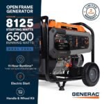 Generac 8125/6500-Watt-Electric Switch Duel Fuel Gasoline/Propane-Portable Generator w/ Cosense 81531 - Image 2