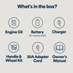 Generac 10000 / 8000-Watt Electric Switch Gasoline Portable Generator-Cosense w/ 3 ft. Adapter Cord 81541 - Image 4