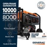 Generac 10000 / 8000-Watt Electric Switch Gasoline Portable Generator-Cosense w/ 3 ft. Adapter Cord 81541 - Image 2