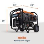 Generac 5000 / 4000-Watt Dual Fuel Recoil Start Gasoline / Propane Powered Portable Generator-GP4000 DF 81552 - Image 3