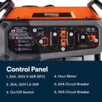 Generac 5000 / 4000-Watt Dual Fuel Recoil Start Gasoline / Propane Powered Portable Generator-GP4000 DF 81552 - Image 8