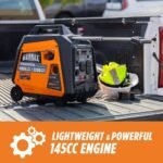 GENMAX 4000-Watt Recoil Start Gasoline Powered Inverter Generator Light-Weight and Quiet With 145cc OHV Engine GM4000iA - Image 8