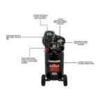 Husky 30 Gal. 175 PSI Oil Lubed Belt Drive Portable Vertical Electric Air Compressor C304H - Image 8