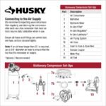 Husky 60 Gal. 3.7 HP 1-Phase 175 PSI Oil Lubed Belt Drive Stationary Electric Air Compressor C603H - Image 2