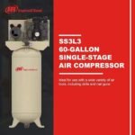 Ingersoll Rand 60 Gal. 135 PSI SS3 Vertical 3 HP 230-Volt 1-Phase Single-Stage Stationary Electric Air Compressor SS3L3 - Image 10