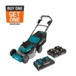 Makita 21 in. 18V X2 (36V) LXT Lithium-Ion Cordless Walk Behind Self Propelled Lawn Mower Kit with 4 Batteries (5.0 Ah) XML08PT1 - Image 14