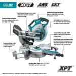 Makita 40V max XGT Brushless Cordless 8-1/2 in. Dual-Bevel Sliding Compound Miter Saw Kit, AWS Capable (4.0Ah) GSL02M1 - Image 3