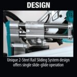 Makita 15 Amp 10 in. Dual-Bevel Sliding Compound Miter Saw with Laser and Stand LS1019LX - Image 12
