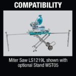Makita 15 Amp 12 in. Dual-Bevel Sliding Compound Miter Saw with Laser LS1219L - Image 11