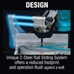 Makita 15 Amp 12 in. Dual-Bevel Sliding Compound Miter Saw with Laser and Stand LS1219LX - Image 9