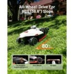 MAMMOTION Luba 2 AWD 15.8 in. RTK Robot Lawn Mower (1.25 Acre) Adjustable Cutting Height (2.2 in. - 4 in.), All Terrain, AI Vision LUBA 2 AWD 5000HX - Image 2