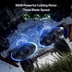 MAMMOTION Luba 3 AWD 16 in. 360° LiDAR Robot Lawn Mower (3/4 Acre) Adjustable Cutting Height(2.2 in. - 4 in.)All Terrain AI Vision LUBA 3 AWD 3000H - Image 6