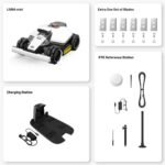 MAMMOTION Luba mini AWD 7.9 in. RTK Robot Lawn Mower (1/4 Acre) Adjustable Cutting Height (2.2 in. - 4 in.) All Terrain, AI Vision LUBA mini AWD 800H - Image 8