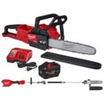 Milwaukee M18 FUEL 18V 16 in. Brushless Cordless Battery Powered Chainsaw Kit w/ Pole Saw, 12.0 Ah Battery and Rapid Charger 2727-21HD-3016-20PS - Image 16