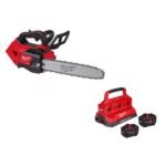 Milwaukee M18 FUEL 18V 14 in. Brushless Cordless Battery Top Handle Chainsaw w/ (2) 12.0 AH FORGE Battery, PACKOUT Charger 2826-20T-48-59-1842F - Image 16