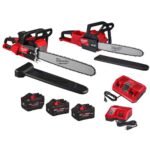 Milwaukee M18 FUEL 18V Brushless Cordless 20 in. Dual Battery Chainsaw Kit with (2) 8.0 Ah FORGE Batteries, Dual Bay Rapid Charger 2827-22 - Image 17