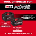 Milwaukee M18 FUEL 18V Brushless Cordless 20 in. Dual Battery Chainsaw Kit w/ 8 in. Mini Chainsaw, (2) 8.0 Ah Batteries, Charger 2827-22-3004-20 - Image 10