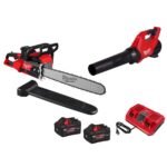 Milwaukee M18 FUEL 18V Brushless Cordless 20 in. Dual Battery Chainsaw Kit with (2) 8.0 Ah FORGE Batteries, Dual Bay Rapid Charger 2827-22 - Image 14