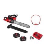 Milwaukee M18 FUEL 18V Brushless Cordless 20 in. Dual Battery Chainsaw Kit with (2) 8.0 Ah FORGE Batteries, Dual Bay Rapid Charger 2827-22 - Image 16