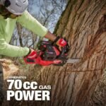 Milwaukee M18 FUEL 18V Brushless Cordless 20 in. Dual Battery Chainsaw Kit with (2) 8.0 Ah FORGE Batteries, Dual Bay Rapid Charger 2827-22 - Image 7