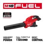 Milwaukee M18 FUEL Dual Battery 145 MPH 600 CFM 18V Brushless Cordless Battery Powered Blower w/(2) 8.0 Ah FORGE Battery, Charger 2824-20-48-59-1888 - Image 4