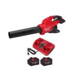 Milwaukee M18 FUEL Dual Battery 145 MPH 600 CFM 18V Brushless Cordless Battery Powered Blower w/(2) 8.0 Ah FORGE Battery, Charger 2824-20-48-59-1888