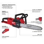 Milwaukee M18 FUEL 120 MPH 500 CFM 18V Brushless Cordless Battery Powered Blower Kit w/ 16 in. Chainsaw, 12.0 Ah Battery, Charger 3017-21HD-2727-20 - Image 10