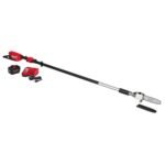 Milwaukee M18 FUEL 10 in. 18V Lithium-Ion Brushless Electric Cordless Telescoping Pole Saw Kit w/12.0 Ah Battery and Rapid Charger 3013-21