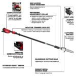 Milwaukee M18 FUEL 10 in. 18V Lithium-Ion Brushless Electric Cordless Telescoping Pole Saw Kit w/12.0 Ah Battery and Rapid Charger 3013-21 - Image 5