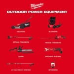 Milwaukee M18 FUEL 10 in. 18V Lithium-Ion Brushless Electric Cordless Telescoping Pole Saw Kit w/12.0 Ah Battery and Rapid Charger 3013-21 - Image 12