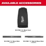 Milwaukee M18 FUEL Brushless Cordless 21 in. Walk Behind Dual Battery Self-Propelled Mower (Tool-Only) 2823-20 - Image 14