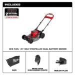 Milwaukee M18 FUEL Brushless Cordless 21 in. Walk Behind Dual Battery Self-Propelled Mower (Tool-Only) 2823-20 - Image 7