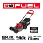 Milwaukee M18 FUEL 18V 21 in. Brushless Cordless Dual Battery Self-Propelled Mower w/ String Trimmer, (3) Batteries, Charger 2823-22HD-3016-21ST - Image 4
