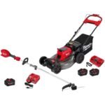 Milwaukee M18 FUEL 18V 21 in. Brushless Cordless Dual Battery Self-Propelled Mower w/ String Trimmer, (3) Batteries, Charger 2823-22HD-3016-21ST