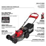 Milwaukee M18 FUEL 18V 21 in. Brushless Cordless Dual Battery Self-Propelled Mower w/ String Trimmer, (3) Batteries, Charger 2823-22HD-3016-21ST - Image 5
