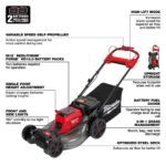 Milwaukee M18 FUEL Brushless Cordless 21 in. Walk Behind Dual Battery Self-Propelled Mower w/(2) 12.0Ah FORGE Battery and Charger 2823-22HD - Image 6