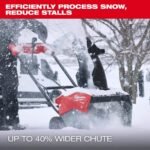 Milwaukee M18 FUEL 18V 21 in. Cordless Dual Battery Auger Propelled Single Stage Snow Blower w/ (2) 12.0 Ah Batteries, Charger 3036-22HD - Image 11